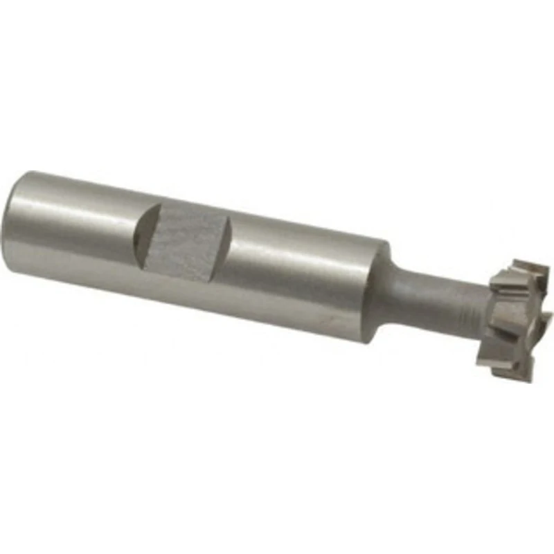 Made in USA 9/16 Diam, 15/64 Wide, Cobalt T-Slot Cutter 17/64 Neck Diam, 1/2 Shank Diam, 1-13/16 Shank Length, 2-19/3...